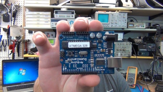 My Arduino I will be using to count freq and do some line select inputs and math.